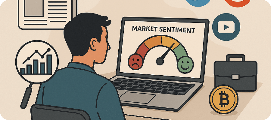Featured image for How to Read Market Sentiment Before Buying Crypto